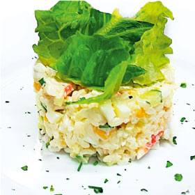Салат с крабовыми палочками